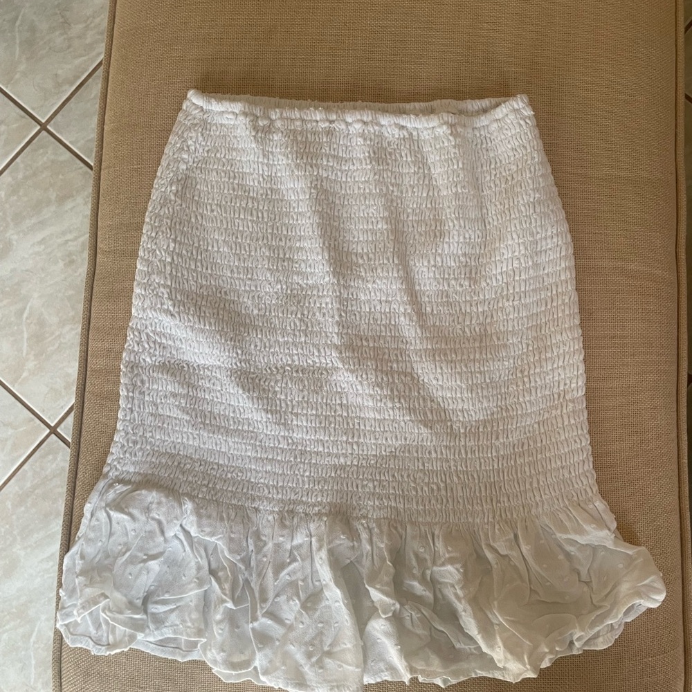Hollister White Skirt
